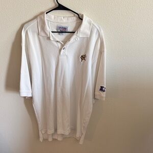 White Minnesota Vikings Men's Polo Shirt